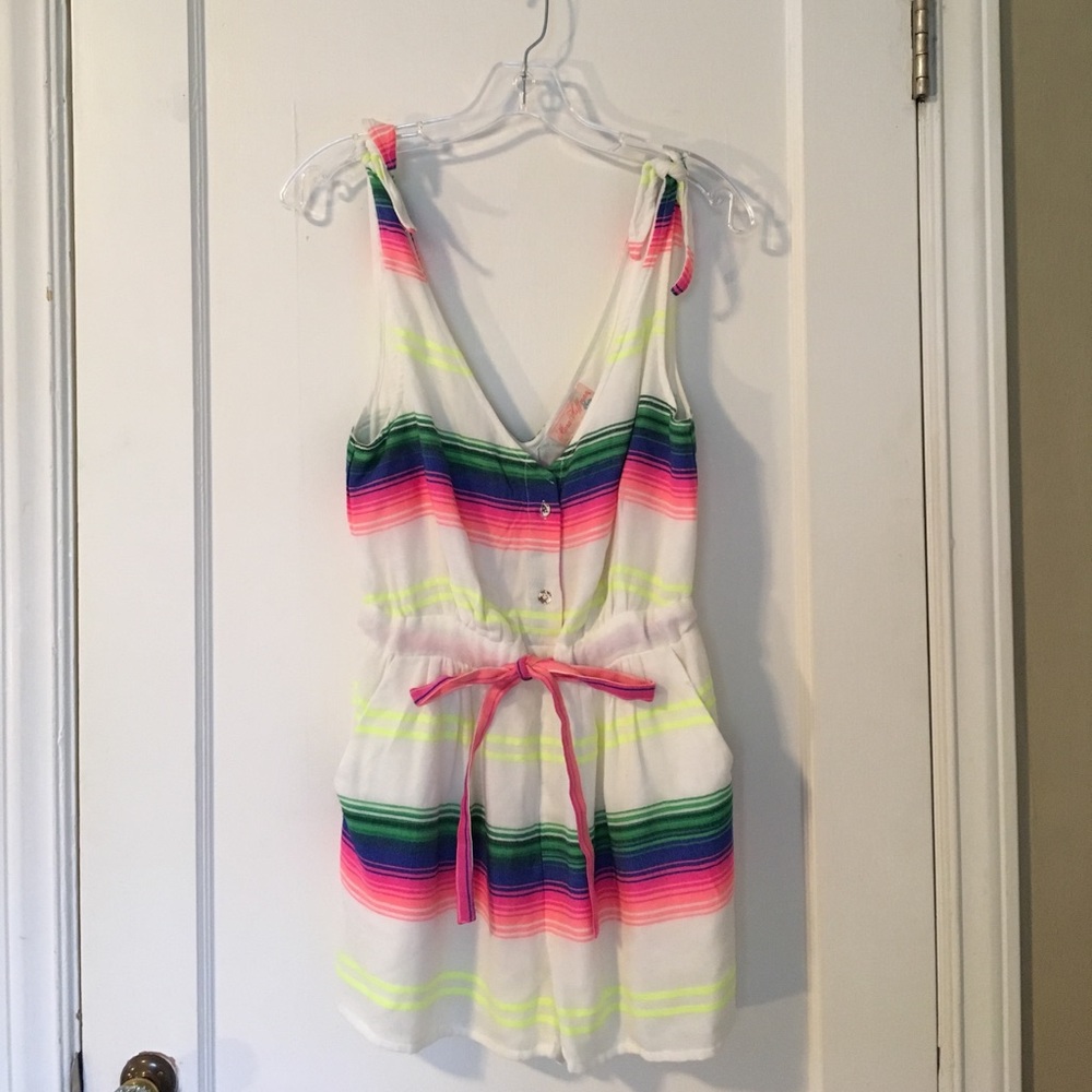 Mara Hoffman rainbow romper NWT